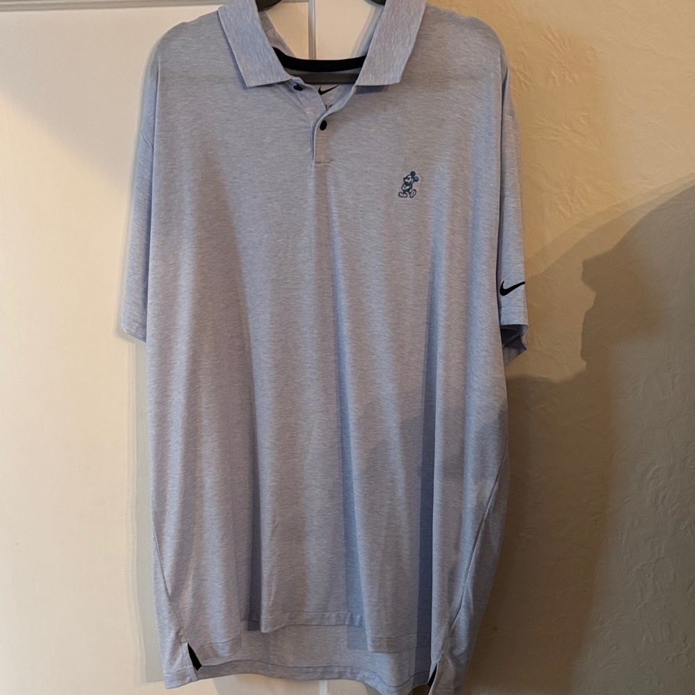 🔥Nike Dri-Fit Mickey Mouse Golf Polo Shirt🔥HTF